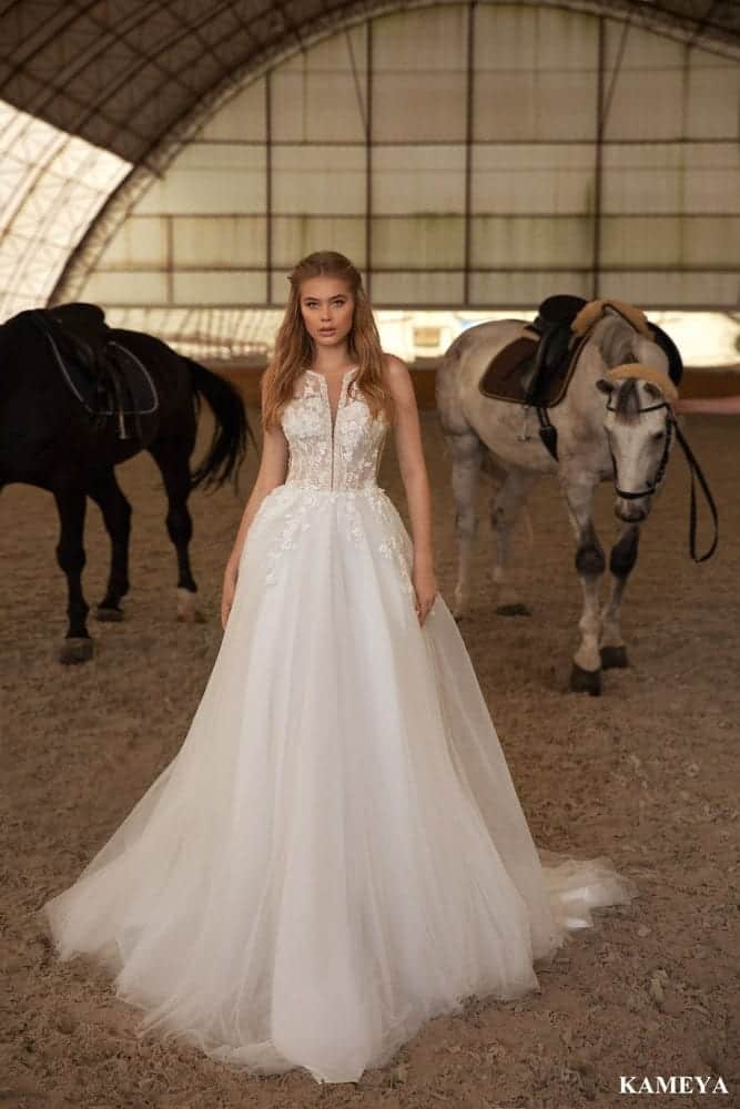 Hochzeitskleid Stil A-Linie in Köln kaufen